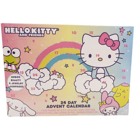 Hello Kitty Advent Calendar 24 Days New - Picture 1 of 11
